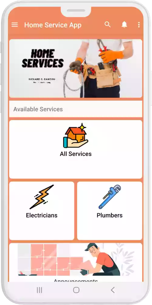 Home Service App home